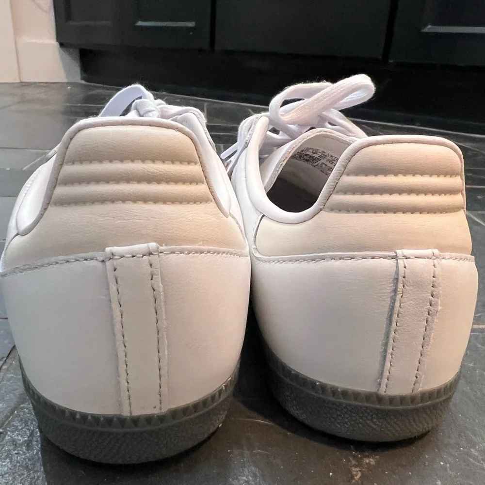 Adidas tan brown white samba sneakers size 9 - Picture 4 of 8